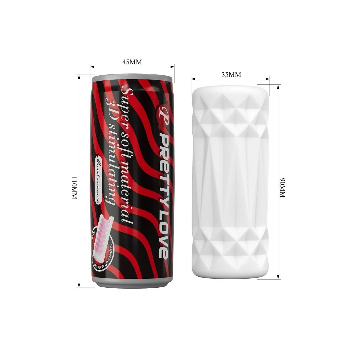 Hedy Weisser Vagina-Masturbator von Pretty Love Male | Fesselliebe.de