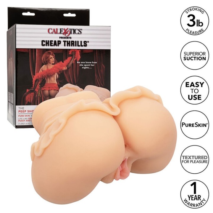 The Peep Show Girl Doppelt Realistischer Masturbator, Fleisch von Calexotics | Fesselliebe.de