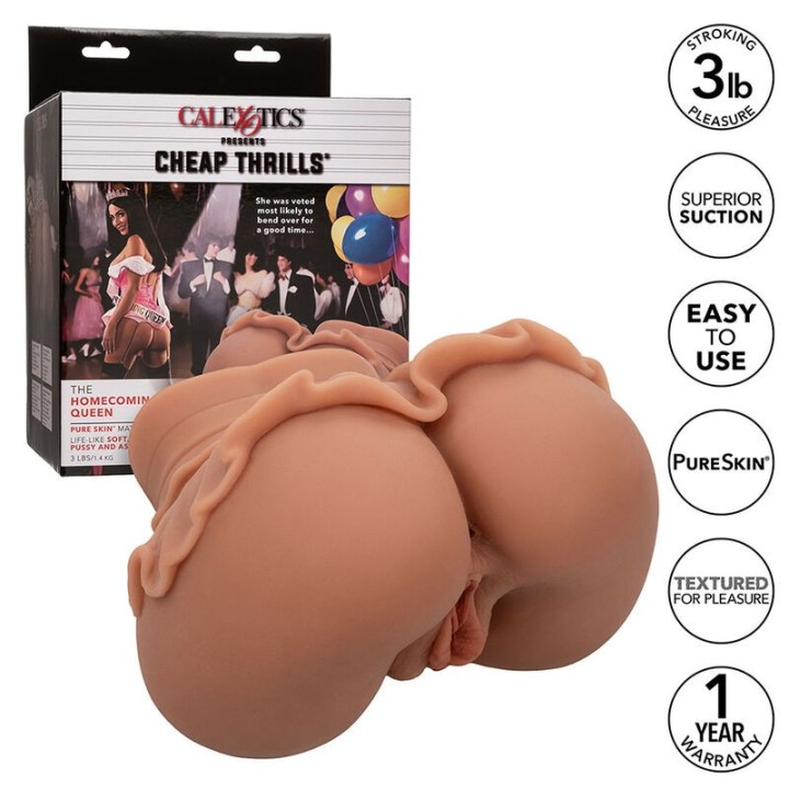 The Homecoming Queen Doppelt Realistischer Masturbator Karamell von Calexotics | Fesselliebe.de