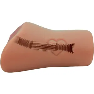 Scharlachrotes Vagina- und Anus-Design mit Herzfleisch von Crazy Bull