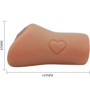 Scharlachrotes Vagina- und Anus-Design mit Herzfleisch von Crazy Bull