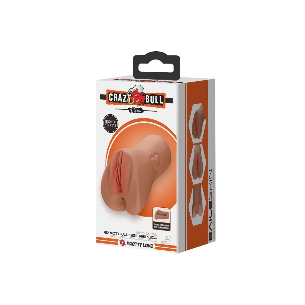 Scharlachrotes Vagina- und Anus-Design mit Herzfleisch von Crazy Bull | Fesselliebe.de