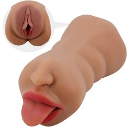 Sarah Doppelmasturbator Mund & Vagina Fleisch von Crazy Bull | Fesselliebe.de