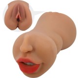 Zoey Doppelmasturbator Mund & Vagina Fleisch von Crazy Bull | Fesselliebe.de
