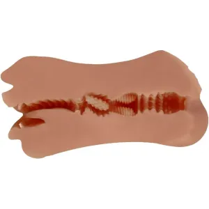 Zoey Doppelmasturbator Mund & Vagina Fleisch von Crazy Bull