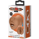 Zoey Doppelmasturbator Mund & Vagina Fleisch von Crazy Bull | Fesselliebe.de