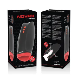 Novax Masturbator mit Vibration und Kompression von Jamyjob