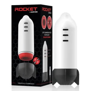 Rocket Masturbator Soft Compression Tech und Vibration von Jamyjob