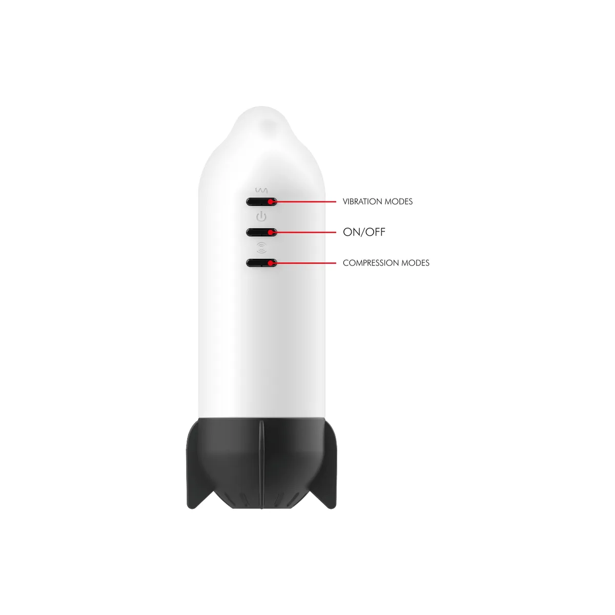 Rocket Masturbator Soft Compression Tech und Vibration von Jamyjob | Fesselliebe.de