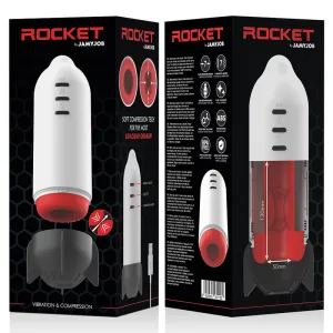 Rocket Masturbator Soft Compression Tech und Vibration von Jamyjob