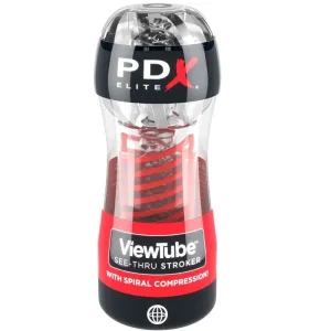Stroker Viewtube 2 Spiralkompression Transparent von Pdx Elite | Fesselliebe.de