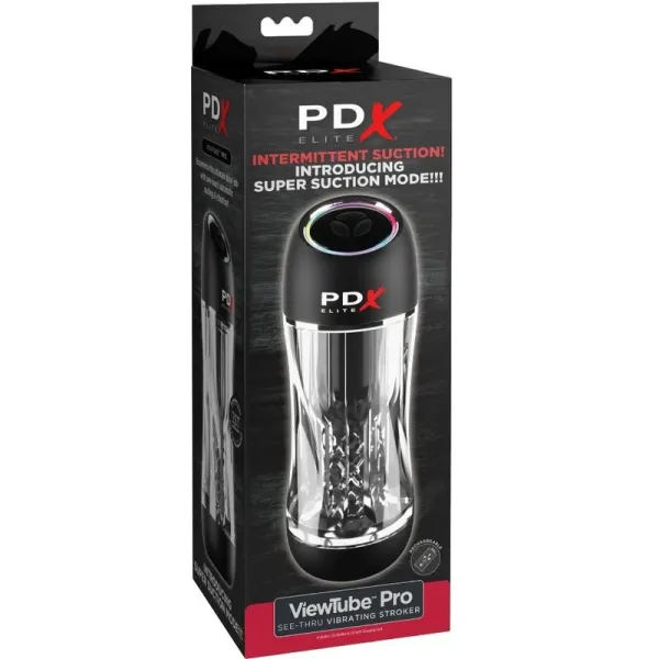 Stroker Viewtube Pro Vibrator Transparent von Pdx Elite | Fesselliebe.de