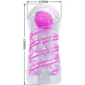 Fantasy männlicher Masturbator mit Innenspirale und Transparenten Bällen von Pretty Love Male