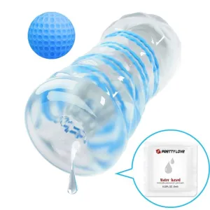 Kleiner Masturbator mit Blauen Spiralen von Pretty Love Male