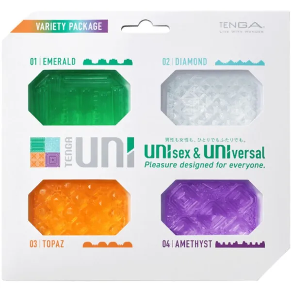 Uni Variety Masturbator Fingerhühsch Packung 4 Stück von Tenga | Fesselliebe.de