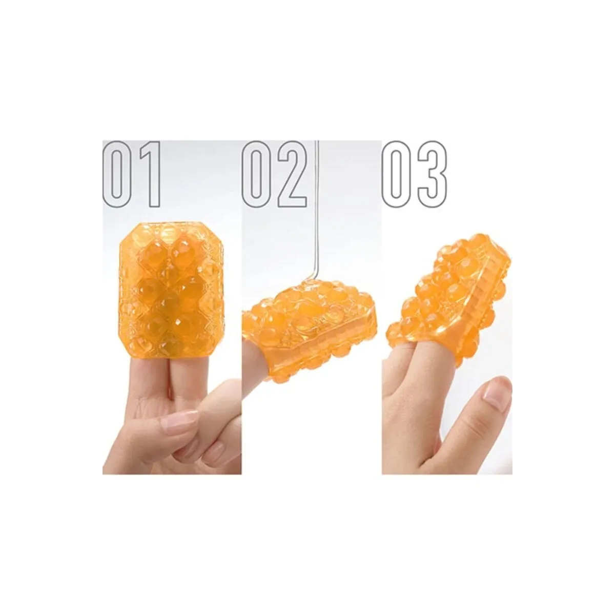 Uni Variety Masturbator Fingerhühsch Packung 4 Stück von Tenga | Fesselliebe.de