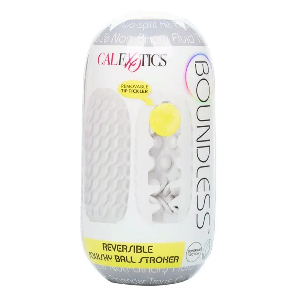 Boundless Reversible Squishy Ball Stroke Grau von Calexotics | Fesselliebe.de