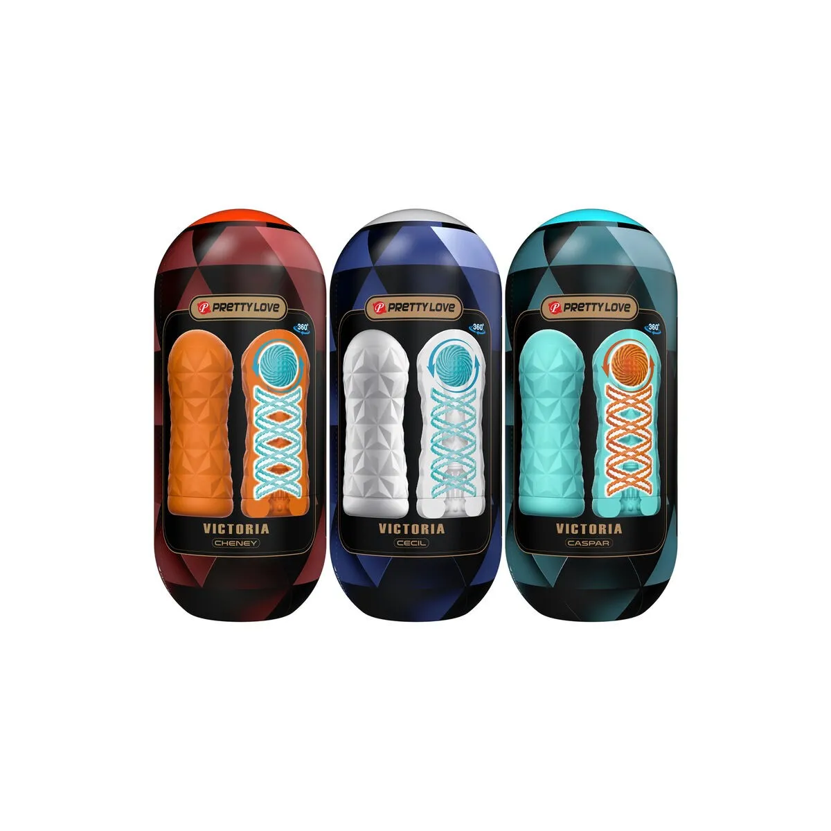 Victoria Masturbator 15 Stück von Pretty Love Male | Fesselliebe.de