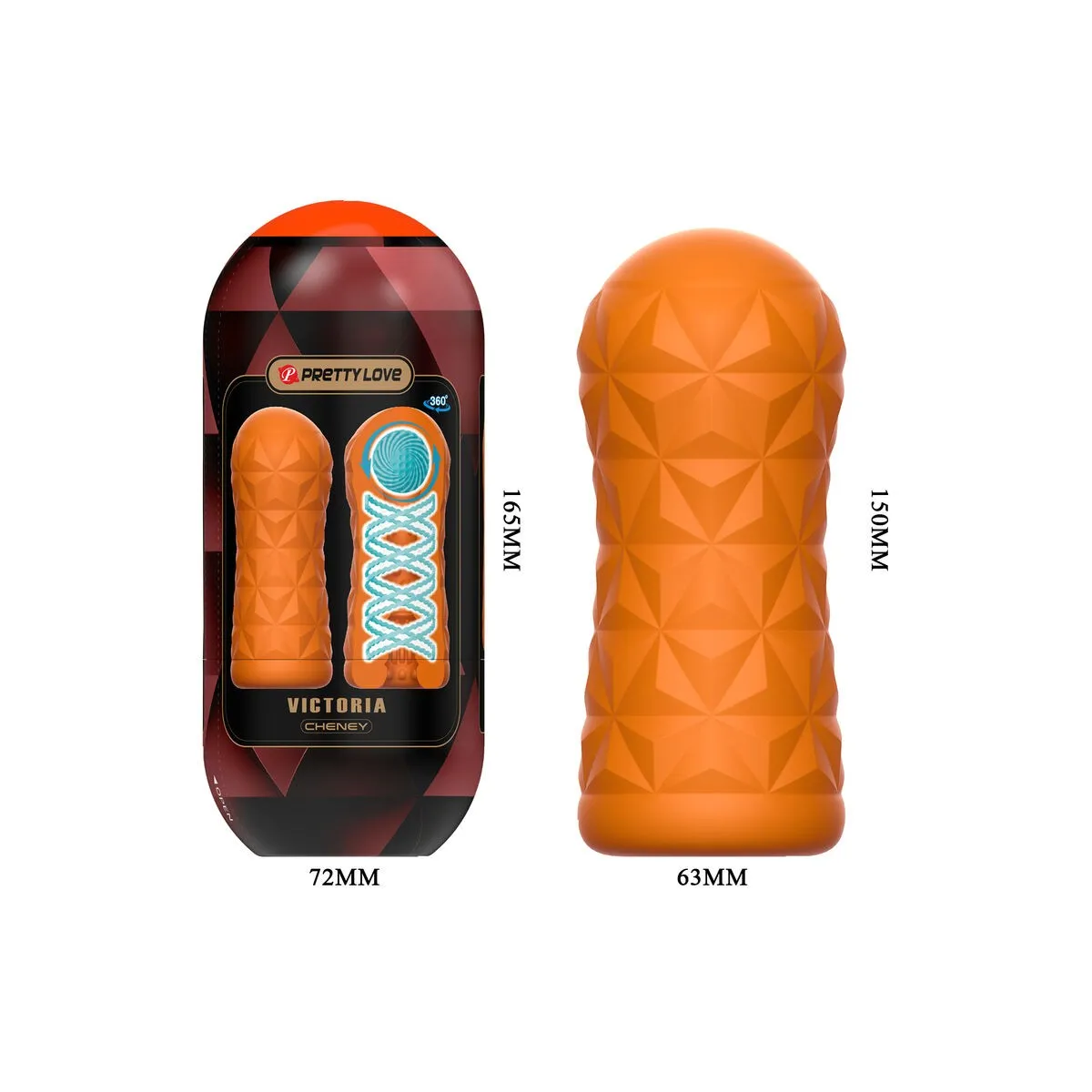 Victoria Masturbator 15 Stück von Pretty Love Male | Fesselliebe.de