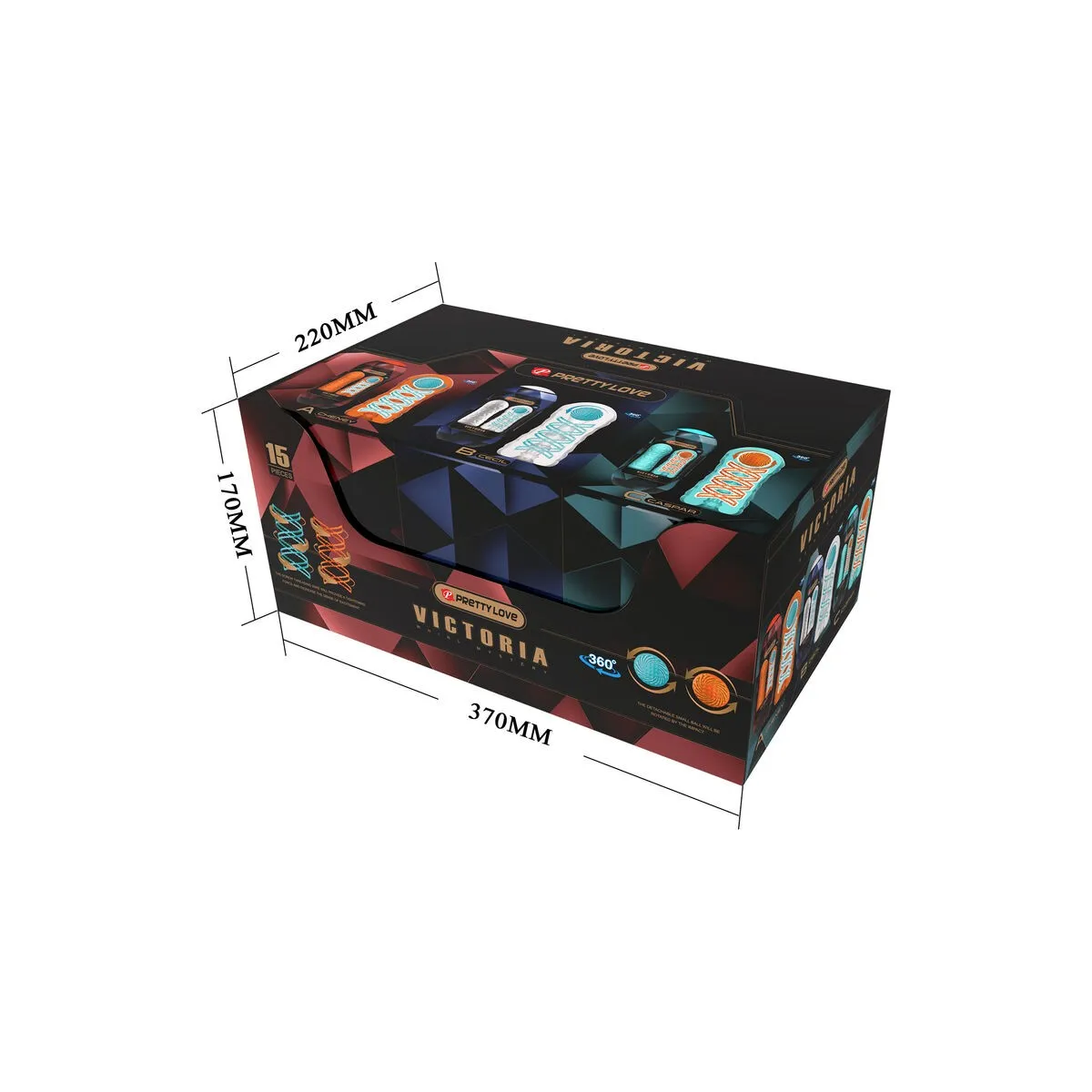 Victoria Masturbator 15 Stück von Pretty Love Male | Fesselliebe.de