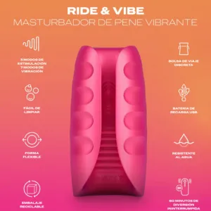 Toy Ride & Vibe Vibrator-Masturbator von Durex Toys