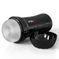 Slide & Glide Selbstschmierender Masturbator Klar von Pdx Extreme