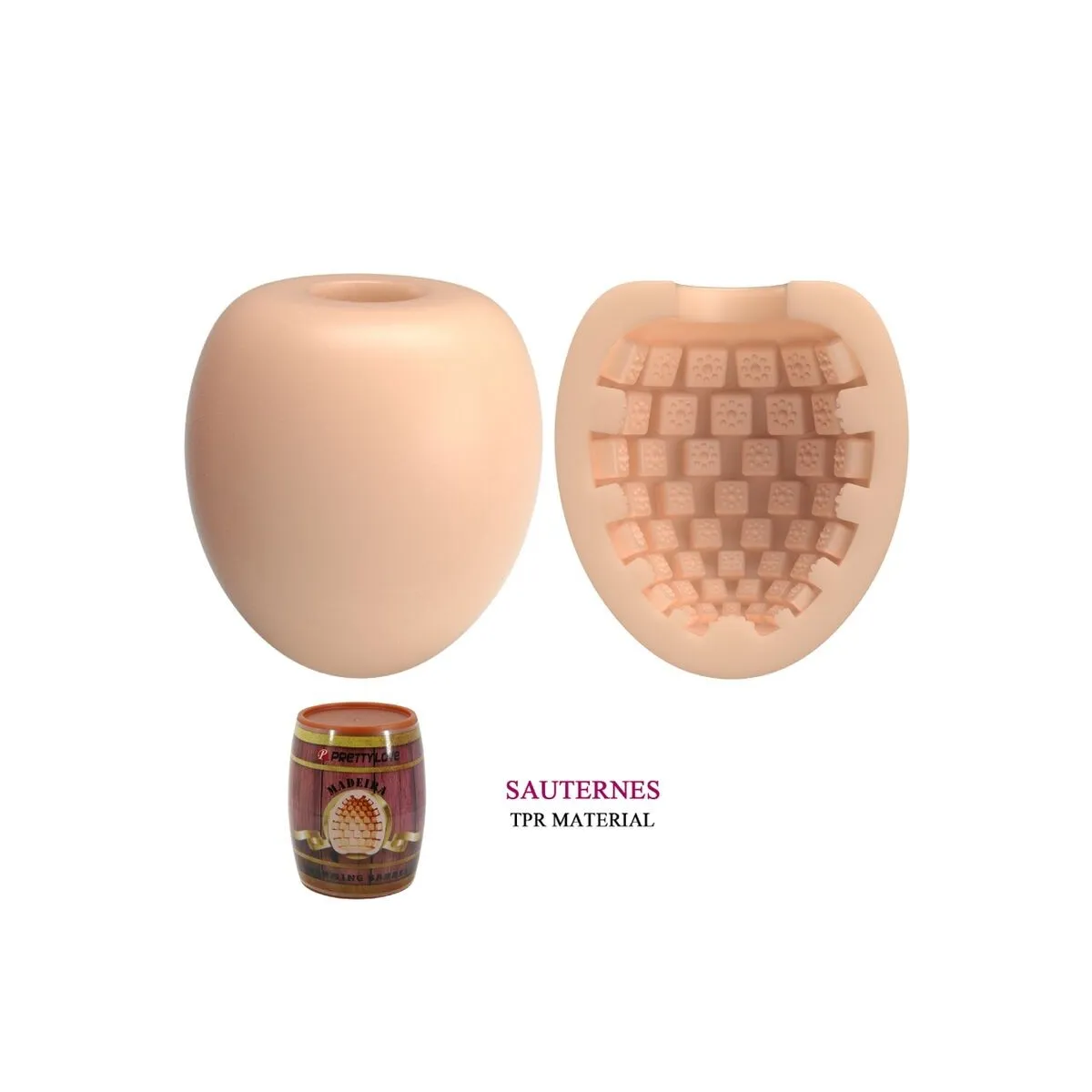 Männlicher Masturbator, Eierfleischmodell 2 von Pretty Love Flirtation | Fesselliebe.de