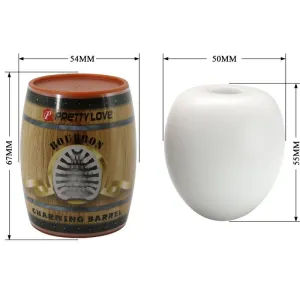 Männlicher Masturbator, Eiweiss, Modell 2 von Pretty Love Flirtation