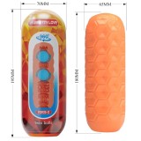 Twin Balls männlicher Masturbator Orange von Pretty Love Flirtation | Fesselliebe.de