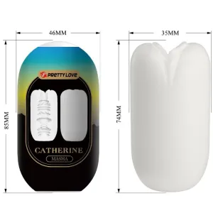 Masha männlicher Masturbator Weiss von Pretty Love Flirtation