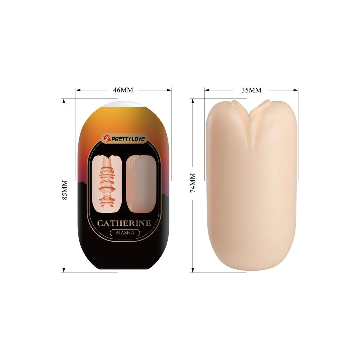 Masha männlicher Masturbator, Fleisch von Pretty Love Flirtation | Fesselliebe.de