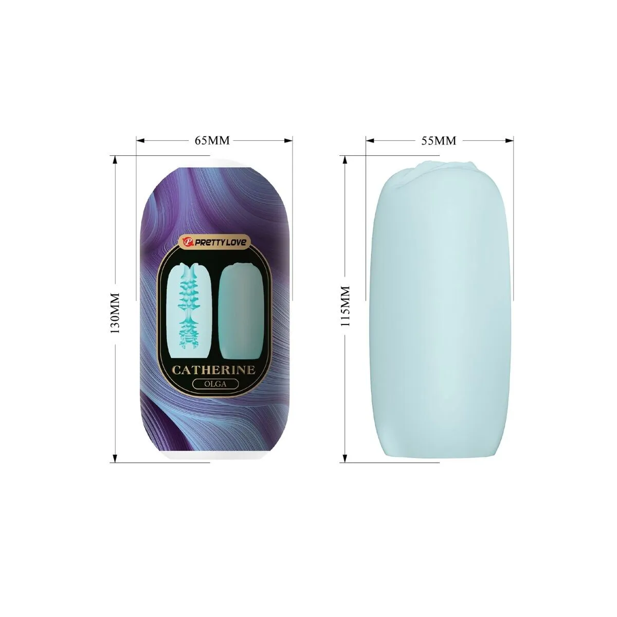 Olga männlicher Masturbator Blau von Pretty Love Flirtation | Fesselliebe.de