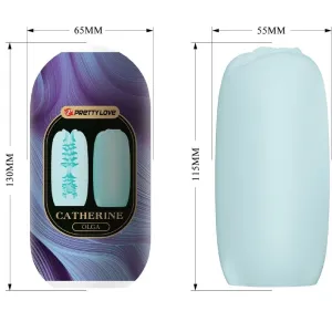 Olga männlicher Masturbator Blau von Pretty Love Flirtation