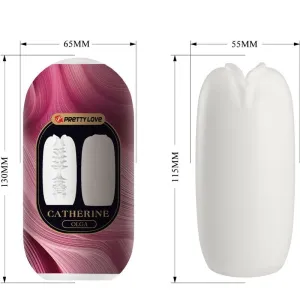 Olga männlicher Masturbator Weiss von Pretty Love Flirtation