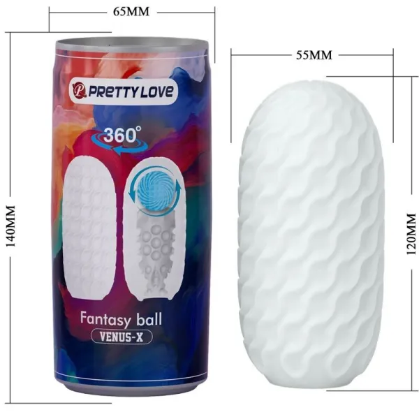 Venus X männlicher Masturbator Weiss von Pretty Love | Fesselliebe.de