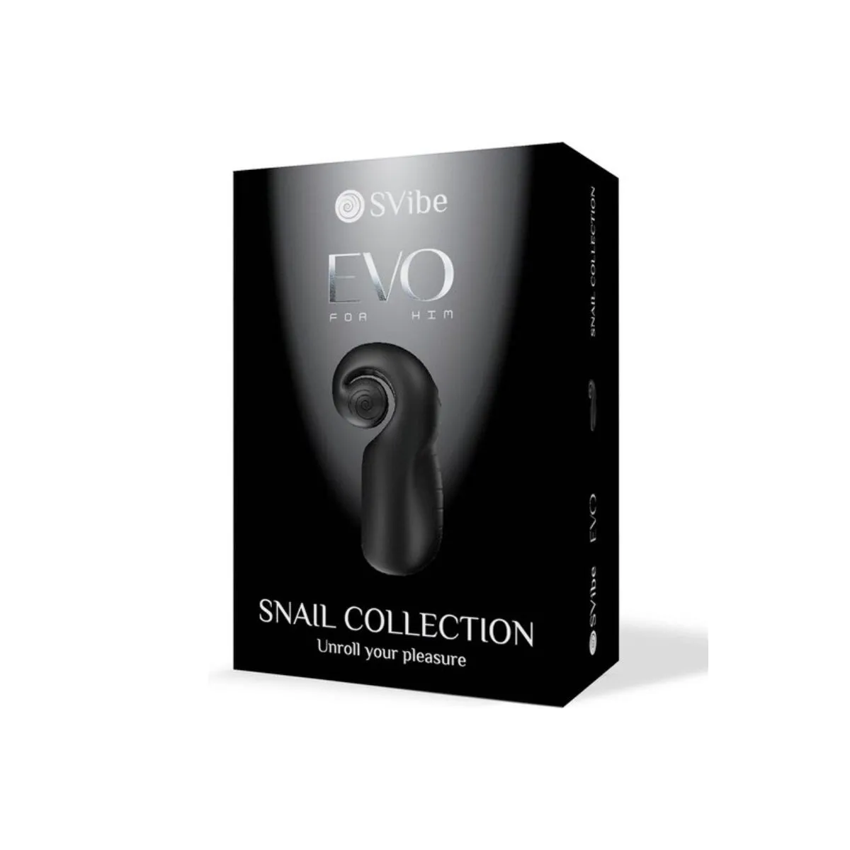 Evo für Ihn männlicher Masturbator Slide Nroll Schwarz von Snail Vibe | Fesselliebe.de