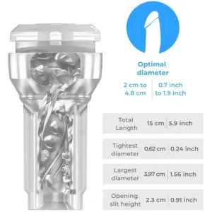 Feel Pocket Stroker Kristall von Kiiroo Transparent von Kiiroo