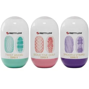 Cupid X 18 männliche Masturbatoren Verschiedene Texturen von Pretty Love