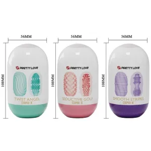 Cupid X 18 männliche Masturbatoren Verschiedene Texturen von Pretty Love