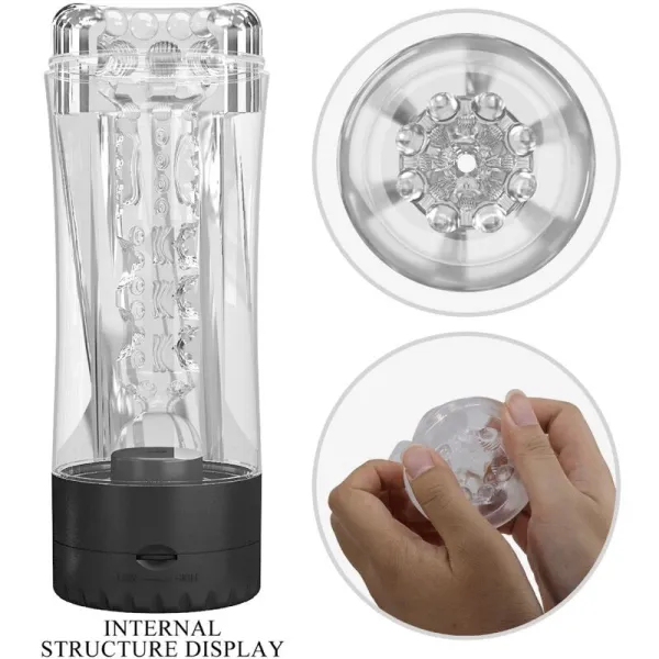 Tamara männlicher Masturbator mit Mehreren Geschwindigkeiten, Schwarz von Pretty Love | Fesselliebe.de