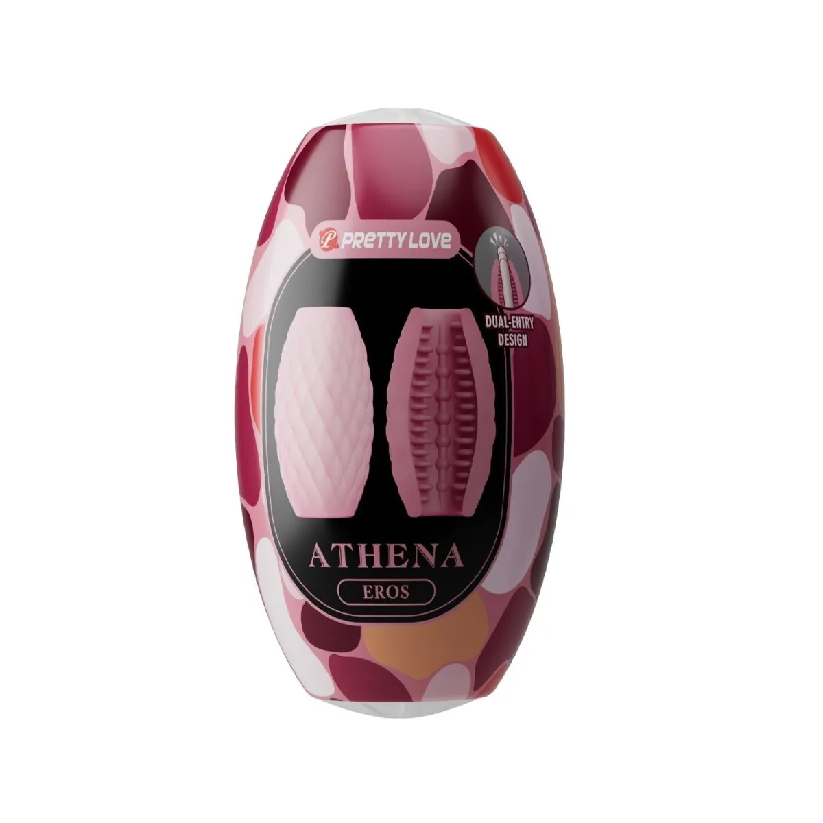 Athena Eros männlicher Masturbator aus Silikon Rosa von Pretty Love | Fesselliebe.de