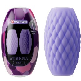 Athena Eros männlicher Masturbator aus Silikon Lila von Pretty Love | Fesselliebe.de