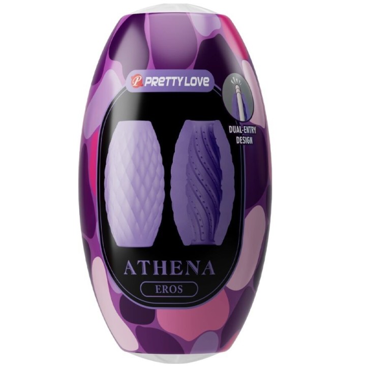 Athena Eros männlicher Masturbator aus Silikon Lila von Pretty Love | Fesselliebe.de