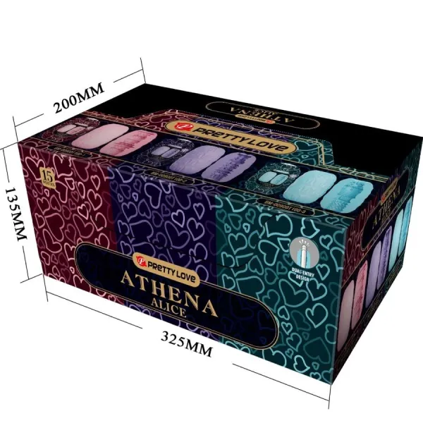 Athena Alice Stück 15 Verschiedene männliche Masturbatoren von Pretty Love | Fesselliebe.de