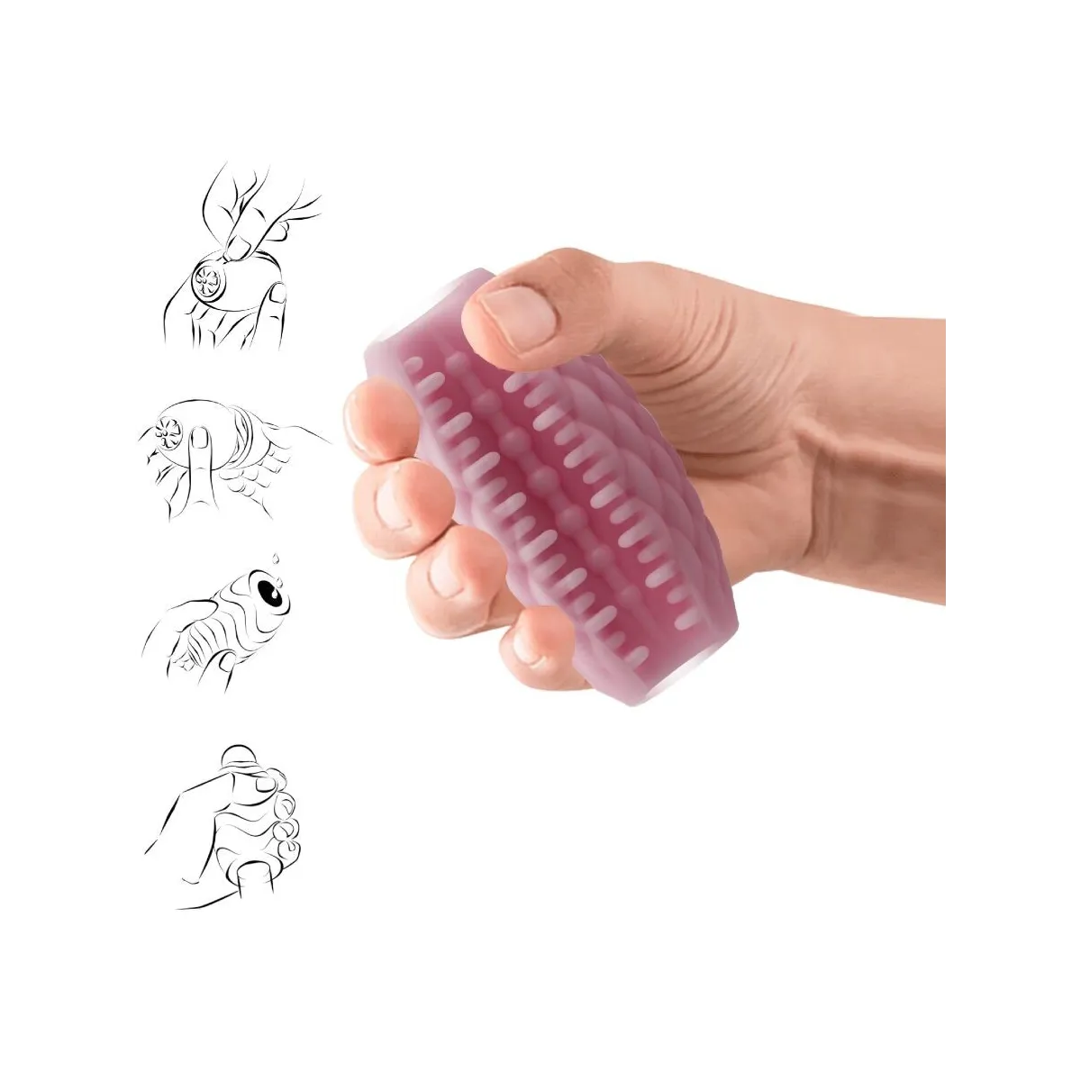 Athena Eros Stück 15 Verschiedene männliche Masturbatoren von Pretty Love | Fesselliebe.de