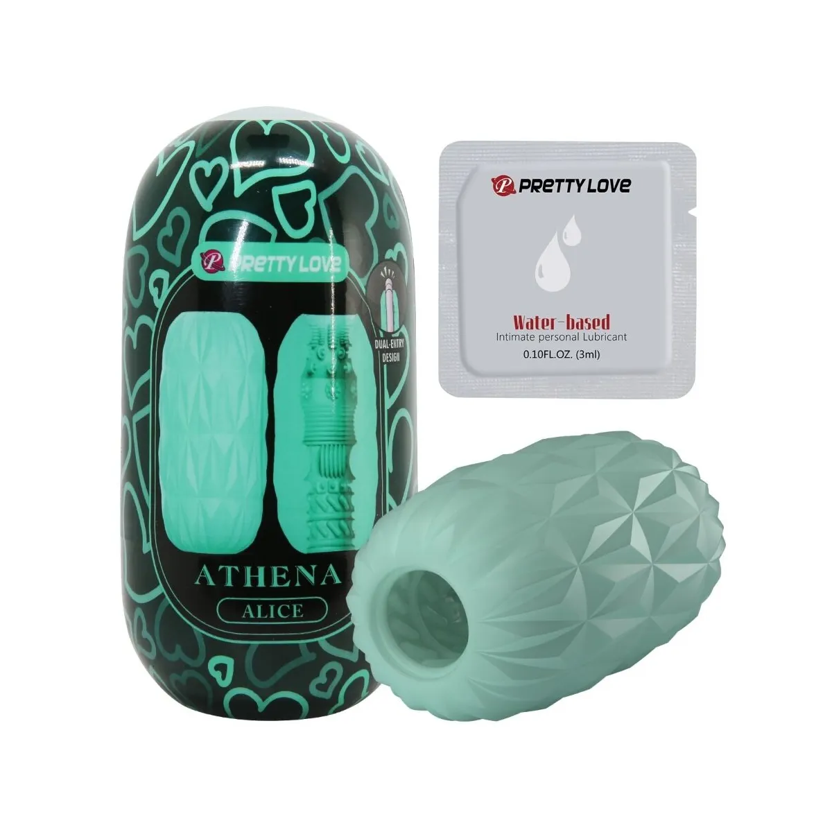 Athena Alice männlicher Masturbator Türkis von Pretty Love | Fesselliebe.de
