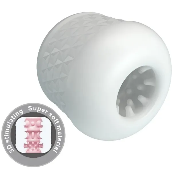 Crystle männlicher Masturbator Weiss von Pretty Love Male | Fesselliebe.de