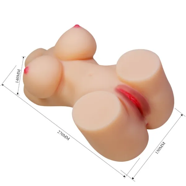 Hetty Realistischer weiblicher Torso Vagina und Anal 1,9 Kg von Crazy Bull | Fesselliebe.de