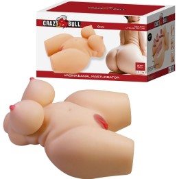 Grace Realistischer weiblicher Torso Vagina und Anal 7,5 Kg von Crazy Bull | Fesselliebe.de