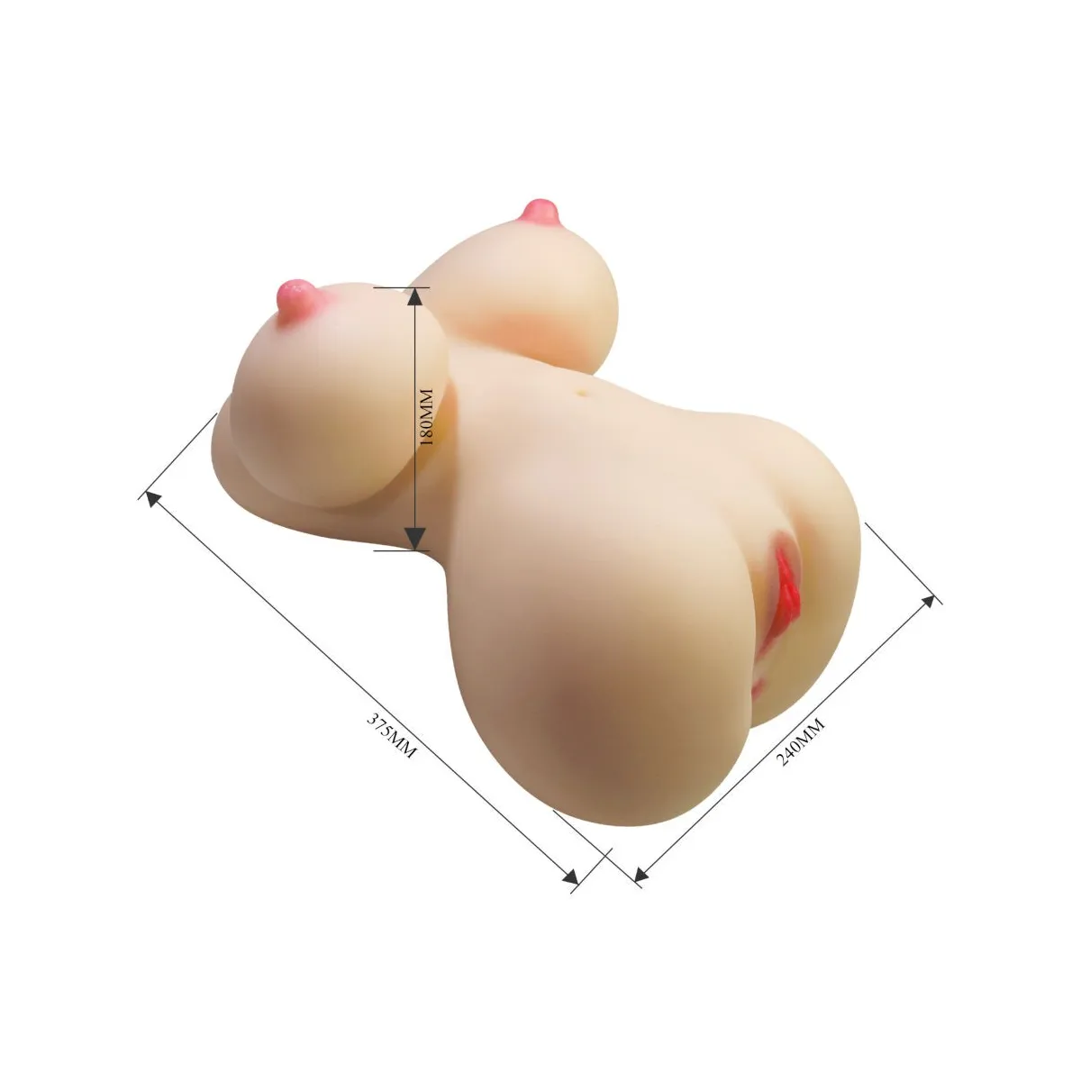Fiona Realistischer weiblicher Torso Vagina und Anal 7,1 Kg von Crazy Bull | Fesselliebe.de